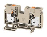 TERMINAL BLOCK, DIN RAIL, 2POS, 4AWG