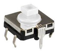 TACTILE SWITCH, 0.05A, 24VDC, 196GF, THT