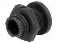 Connector: circular; socket; male; 3A; 125V; PIN: 6; EN2; THT; IP68 SWITCHCRAFT