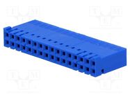 Connector: wire-board; plug; female; PIN: 32; w/o contacts; 2.54mm AMPHENOL COMMUNICATIONS SOLUTIONS