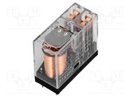 Relay: electromagnetic; DPDT; Ucoil: 48VAC; Icontacts max: 5A; G2R OMRON Electronic Components