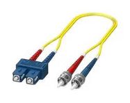 FIBRE CABLE, ST DUPLEX-SC DUPLEX, SM, 1M
