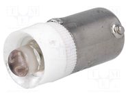 LED lamp; white; BA9S; 6VDC; 6VAC 