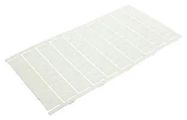 MARKER CARD, BLANK, WHT, TERMINAL BLOCK