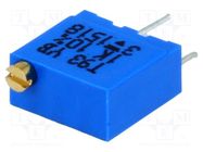 Potentiometer: mounting; multiturn; 1kΩ; 500mW; THT; ±10%; linear VISHAY