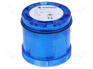 Module: light signaller; blue; bulb BA15D; 12÷240VDC; 12÷240VAC WERMA