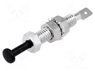 Microswitch SNAP ACTION; SPST-NC; ON-(OFF); Pos: 2; 6.4x0.8mm 