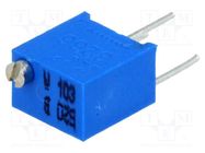 Potentiometer: mounting; multiturn; 10kΩ; 250mW; ±10%; linear; THT SR PASSIVES