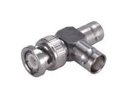 RF ADAPTER, BNC PLUG-JACK/JACK, 50 OHM