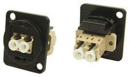 FIBRE OPTIC ADAPTER, LC DUPLEX-LC DUPLEX