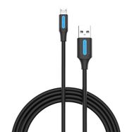 Cable USB 2.0 A to Micro USB Vention COLBI 3A 3m black, Vention
