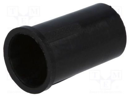 LED holder; 5mm; one-piece; black; UL94V-2; L: 11.4mm FIX&FASTEN FIX-LED5-10