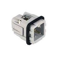 HEAVY DUTY INSERT, PLUG, 3+PE POS, 10A