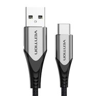 USB 2.0 A to USB-C 3A cable 0.5m Vention CODHD gray, Vention