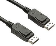 COMPUTER CABLE, DP PLUG-PLUG, 3.3FT, BLK