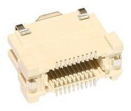 CONNECTOR, FFC/FPC, 20POS, 2ROW, 0.635MM