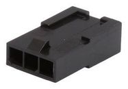 CONNECTOR HOUSING, 3POS, PLUG, 3MM