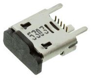 USB CONN, 2.0 MICRO TYPE B, RCPT, 5POS