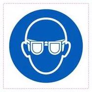 MANDATORY SAFETY SIGN, PVC, 100 X 100MM