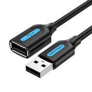 Extension Cable USB 2.0 Male to Female Vention CBIBG 1,5m Black, Vention