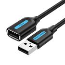 Extension Cable USB 2.0 Male to Female Vention CBIBH 2m Black, Vention