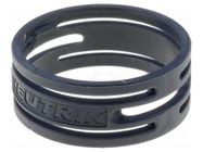 Marker; XLR plug; black NEUTRIK