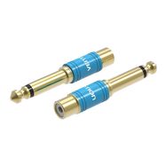 Adapter Audio 6.35mm male to RCA female Vention VDD-C03 blue, Vention