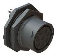 CIRCULAR CONNECTOR, 12POS, RCPT, JAM NUT