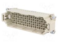 Connector: HDC; contact insert; male; 10A; 250V; Han® DD; PIN: 108 HARTING