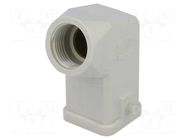 Enclosure for connectors: HDC; size 3A; for cable; Han; IP65; PG11 HARTING