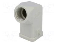 Enclosure for connectors: HDC; size 3A; for cable; Han; IP65; PG11 HARTING