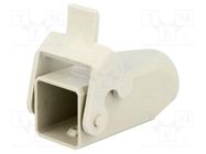 Enclosure: for Han connectors; Han; size 3A; for cable; straight HARTING