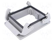 Enclosure for connectors: HDC; size 32B (2 x 16B); Han® B HARTING