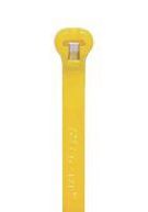 CABLE TIE, 186MM, PA66, YELLOW