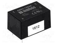 Converter: AC/DC; 2W; Uin: 90÷305VAC,130÷430VDC; Uout: 5VDC; 66% AIMTEC