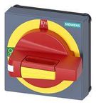 HANDLE W/MASKING FRAME, RED/YELLOW, 45MM