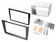 Radio frame; Opel; 2 DIN; charcoal-metallic ACV