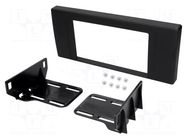 Radio frame; BMW; 2 DIN; black METRA