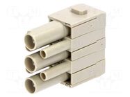 Connector: HDC; module; female; 10A,40A; 830V; Han-Modular® HARTING