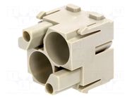 Connector: HDC; module; female; 50V; UL94V-0; polycarbonate; 10GΩ HARTING