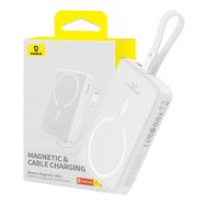 Powerbank Baseus Magnetic Mini 10000mAh, Lightning 20W MagSafe (white), Baseus