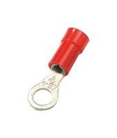 TERMINAL, RING TONGUE, #8, 1.5MM2, RED