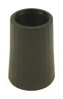 KNOB, SKIRTLESS, D SHAFT, BLACK, 6MM