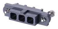 HOUSING CONNECTOR, RCPT, 3POS, 4MM