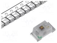 LED; yellow; SMD; 0603; 460÷700mcd; 1.8÷2.4VDC; 1.6x0.8x0.68mm OPTOFLASH