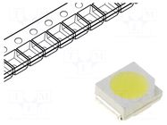 LED; white cold; SMD; PLCC2; Case (mm): 3528; 2100÷2400mcd; 6000K OPTOFLASH