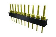 PIN HEADER, 12POS, 1ROW, 2.54MM, THT