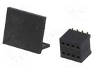 Socket; pin strips; female; PIN: 8; straight; 1.27mm; SMT; 2x4 CONNFLY