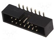 Connector: IDC; socket; male; PIN: 14; vertical; SMT; 2mm; 2x7 CONNFLY