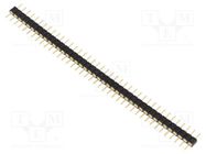 Pin header; pin strips; male; PIN: 40; straight; 2.54mm; THT; 1x40 CONNFLY